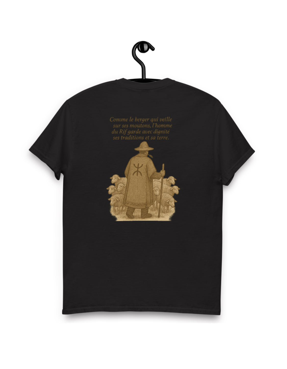 T-shirt HDR « berger du Rif » 100% coton