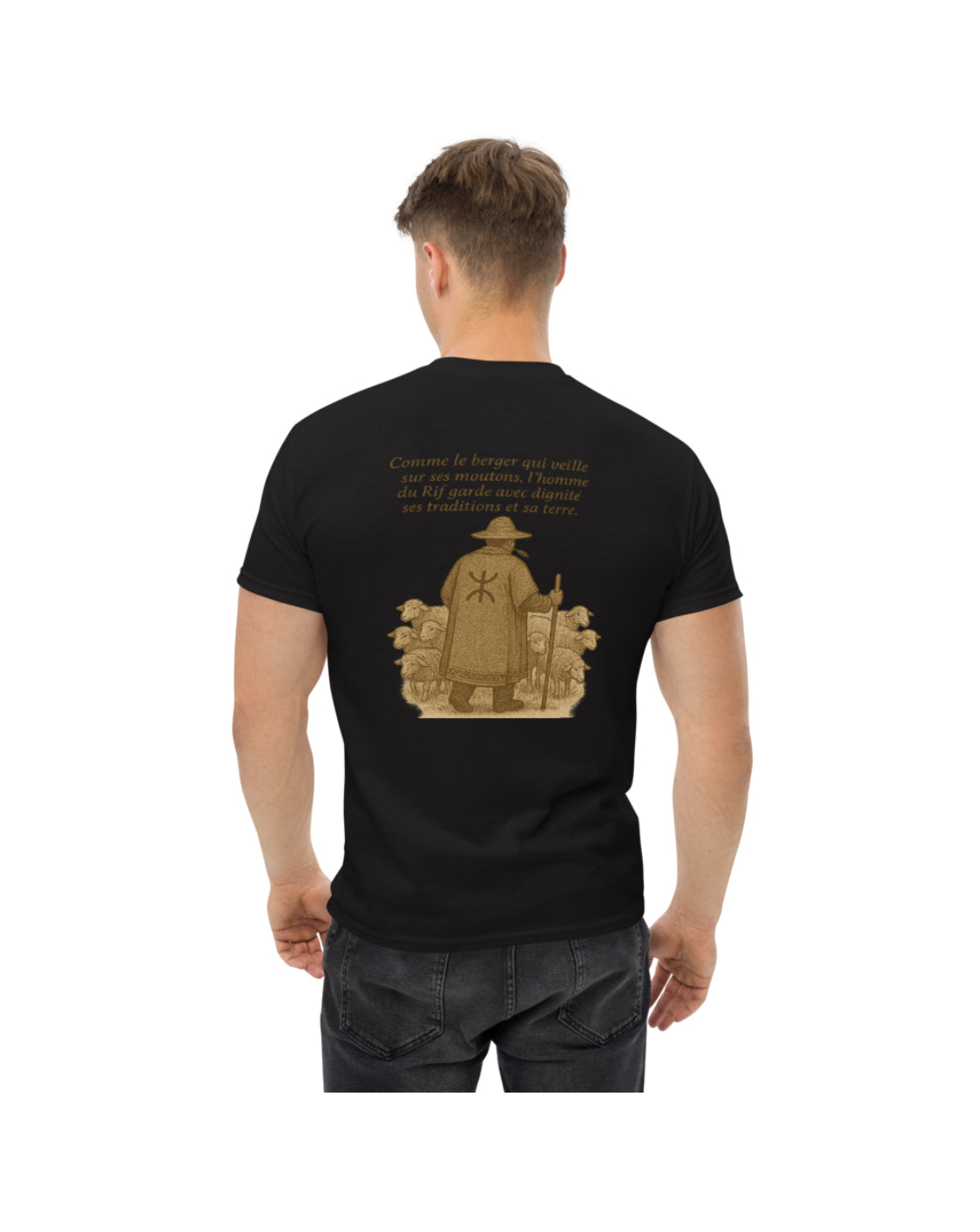 T-shirt HDR « berger du Rif » 100% coton